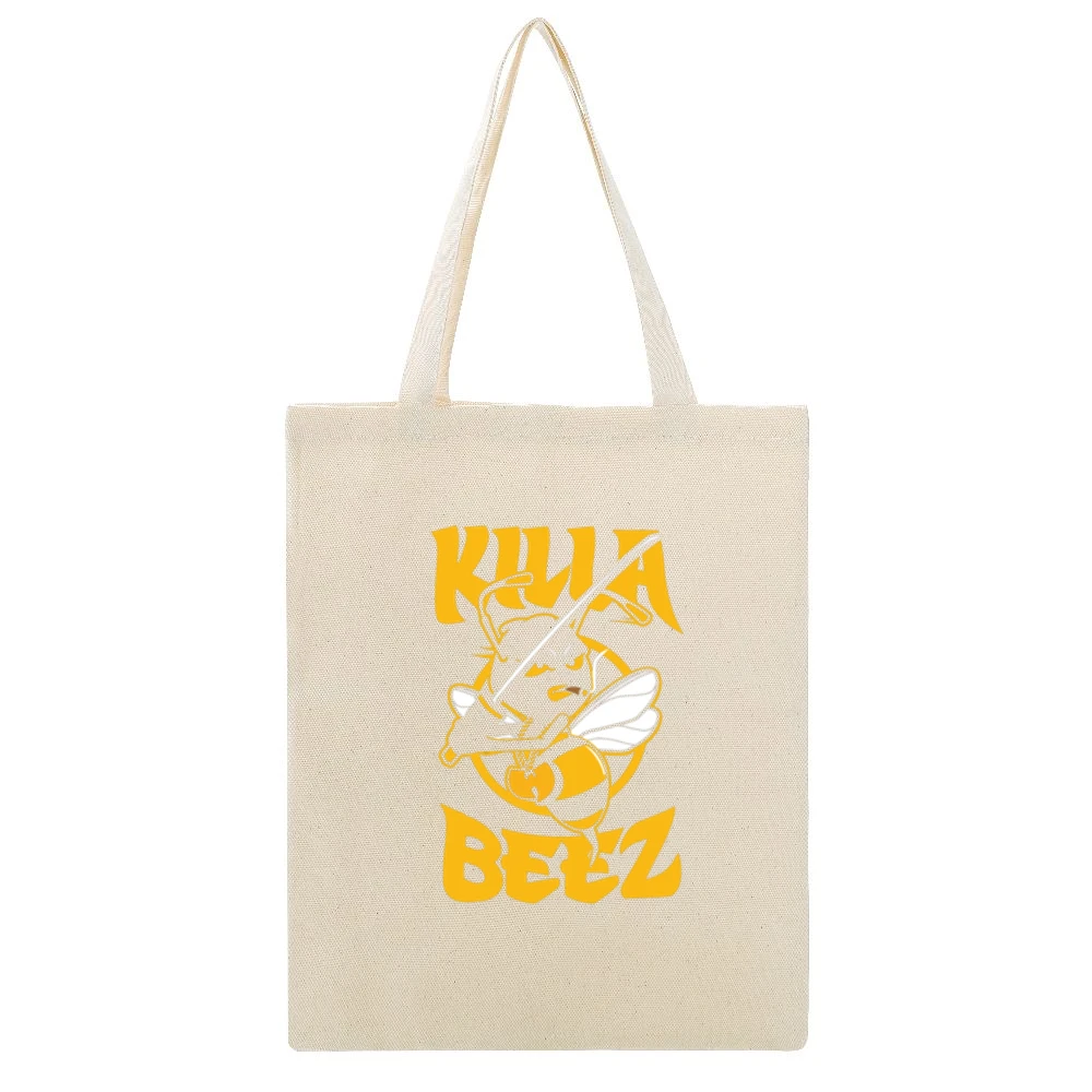 Killa Beez Wu-tang Tshirt (All Styles And Colors Available) Beige Canvas Tote Shopping Bag