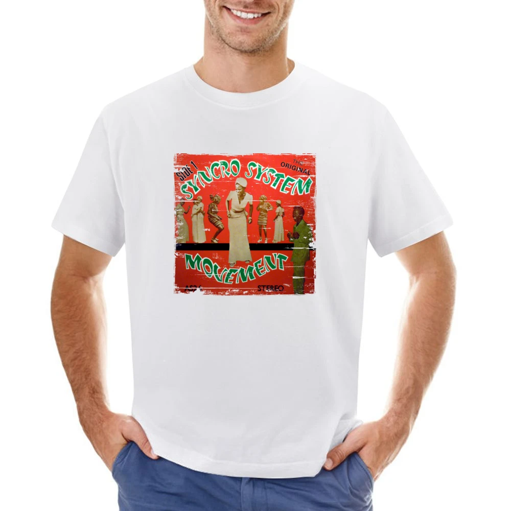 King Sunny Ade Synchro System Album Cover Distressed Image Asian Size Men T-Shirt