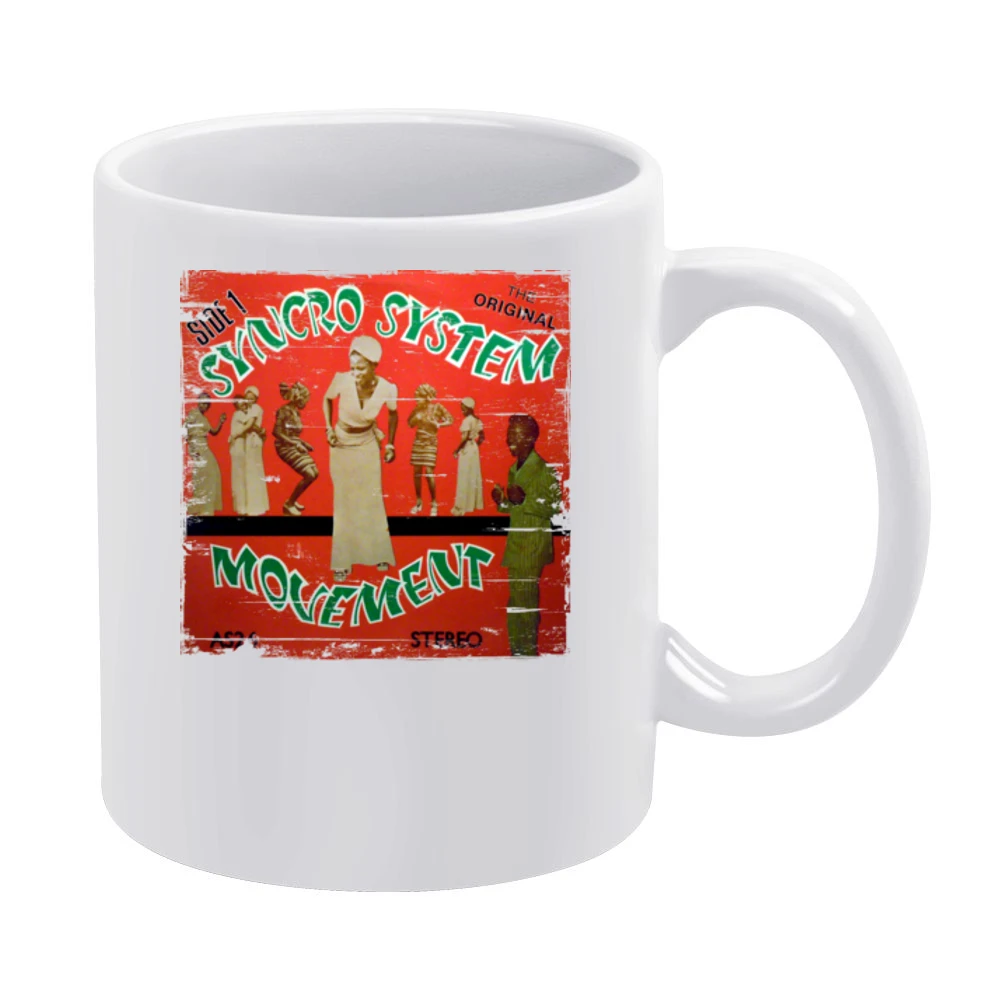 King Sunny Ade Synchro System Album Cover Distressed Image White Mug