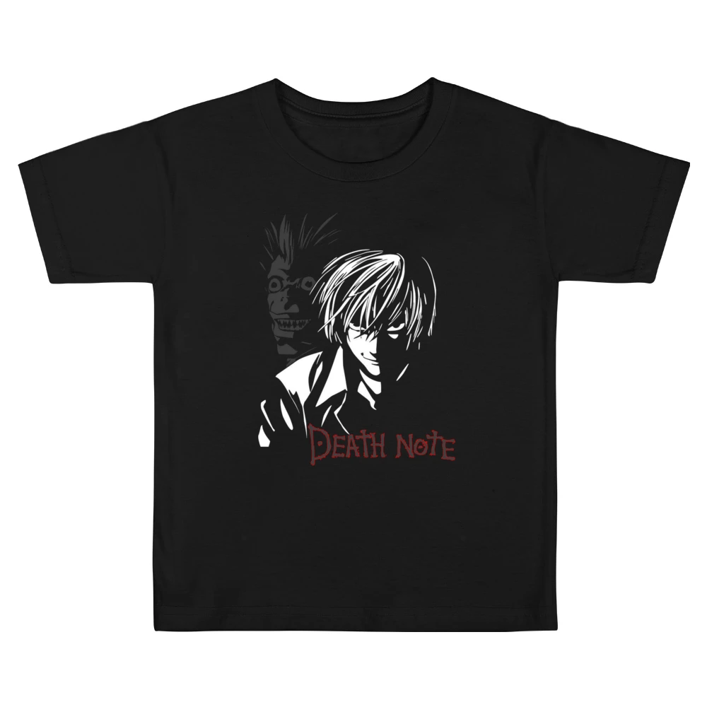 Kira light yagami shinigami ryuuk death note anime manga Kids Boys Girls T-Shirt