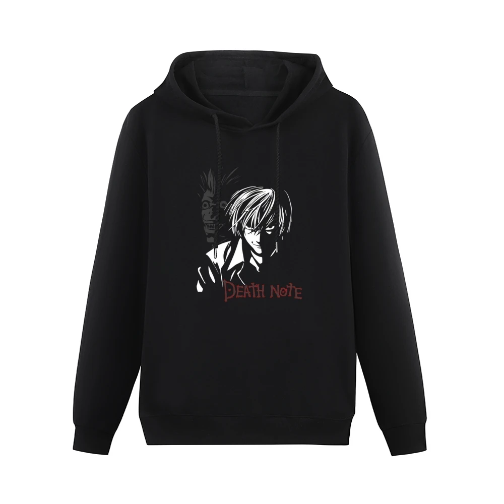 Kira light yagami shinigami ryuuk death note anime manga Men Hoodie Without Pocket