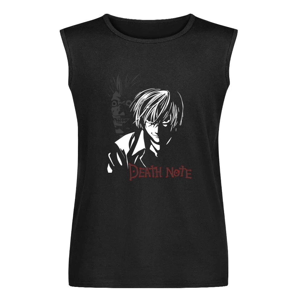 Kira light yagami shinigami ryuuk death note anime manga Men Sleeveless T-Shirt