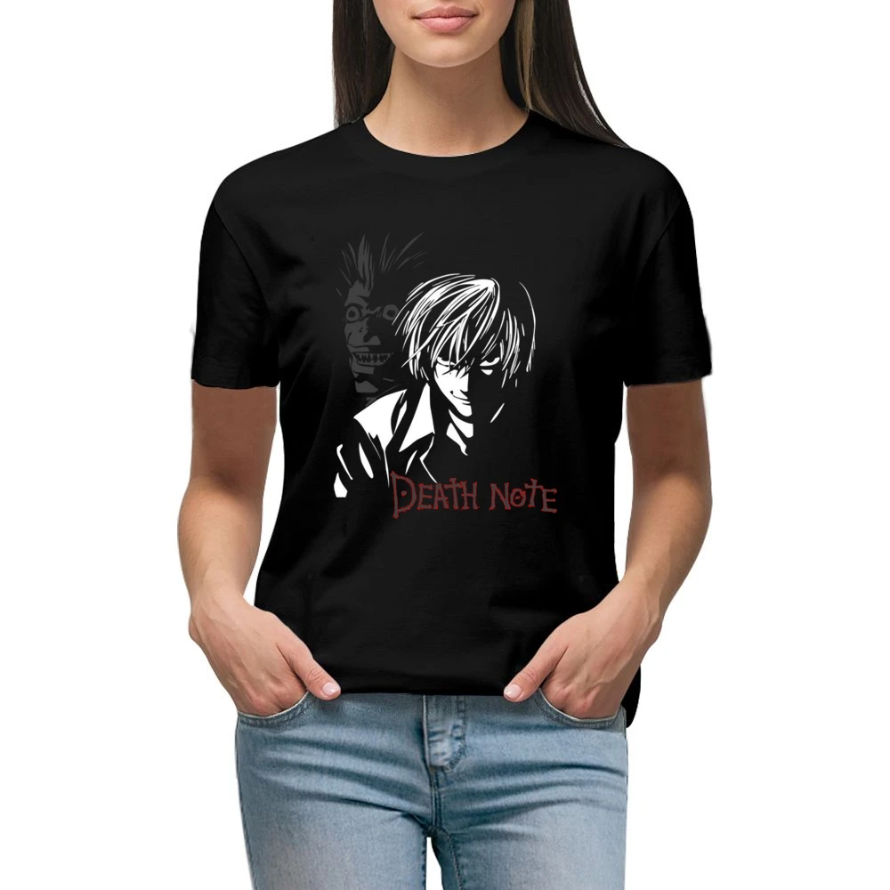 Kira light yagami shinigami ryuuk death note anime manga Premium Women Ladies T-shirt