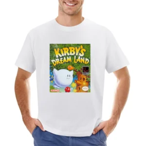 Kirbys Dream Land Game Boy Nintendo Old School Retro Video Game Fan Di Asian Size Men T-Shirt