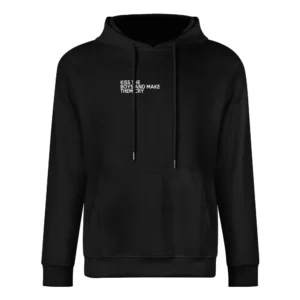 Kiss The Boys And Make Them Cry Fun Graphic European Size Men Hoodie
