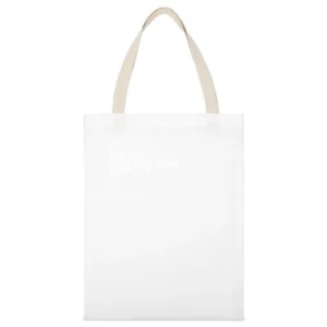 Kiss The Boys And Make Them Cry Fun Graphic White Canvas Tote Shopping Bag