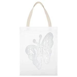 Knife taunt sircus White Canvas Tote Shopping Bag