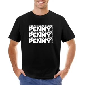 Knock Knock Penny Big Bang Theory TV Asian Size Men T-Shirt