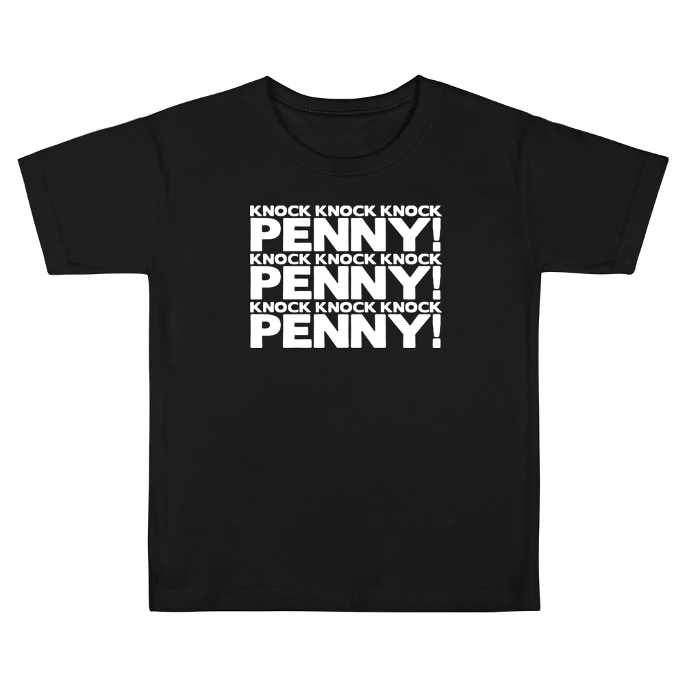 Knock Knock Penny Big Bang Theory TV Kids Boys Girls T-Shirt