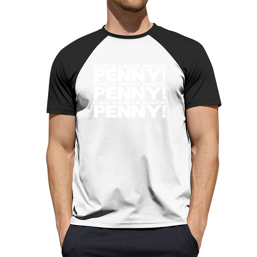 Knock Knock Penny Big Bang Theory TV Men Short Sleeve T-Shirt