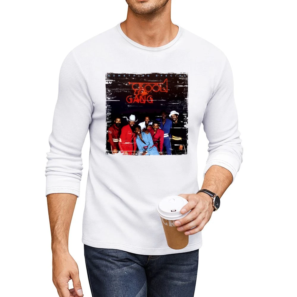 Kool And The Gang Something Special Album Cover Distressed Image T Shi Men CrewNeck Long Sleeve T-Shirt