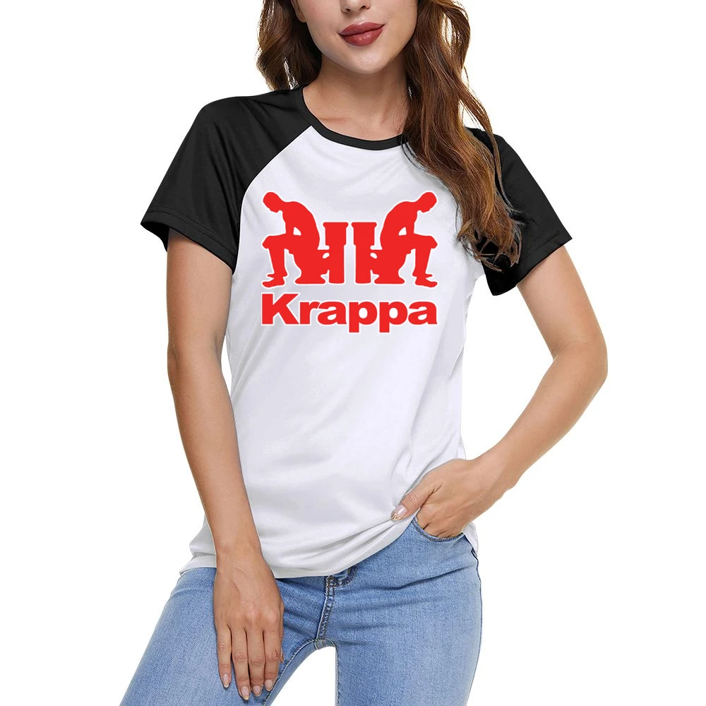 Krappa Funny Women Ladies Short Sleeve T-Shirt