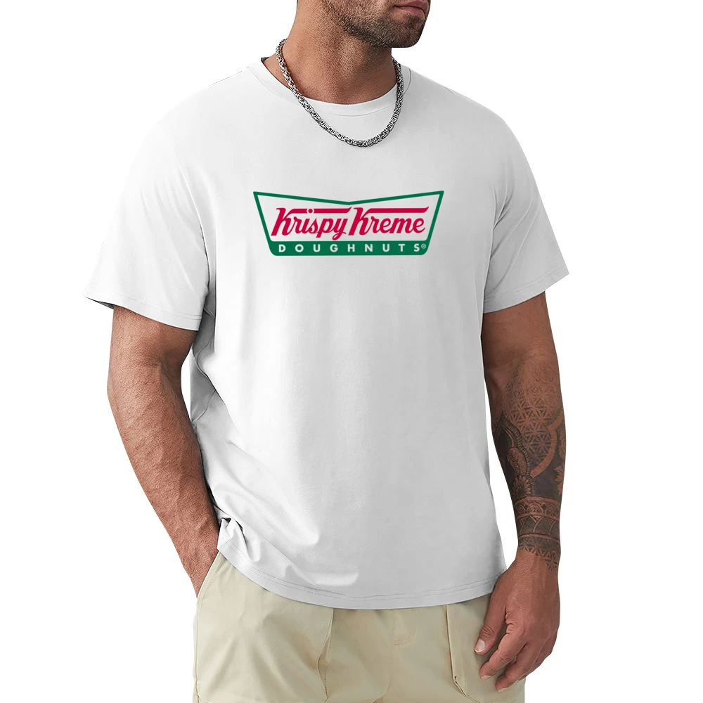 Krispy Kreme Fun Cool Vintage Style Graphic Logo Premium Men T-shirt