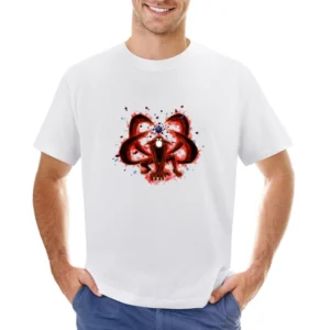 Kurama four tails bijuu ball naruto shippuden anime manga Asian Size Men T-Shirt