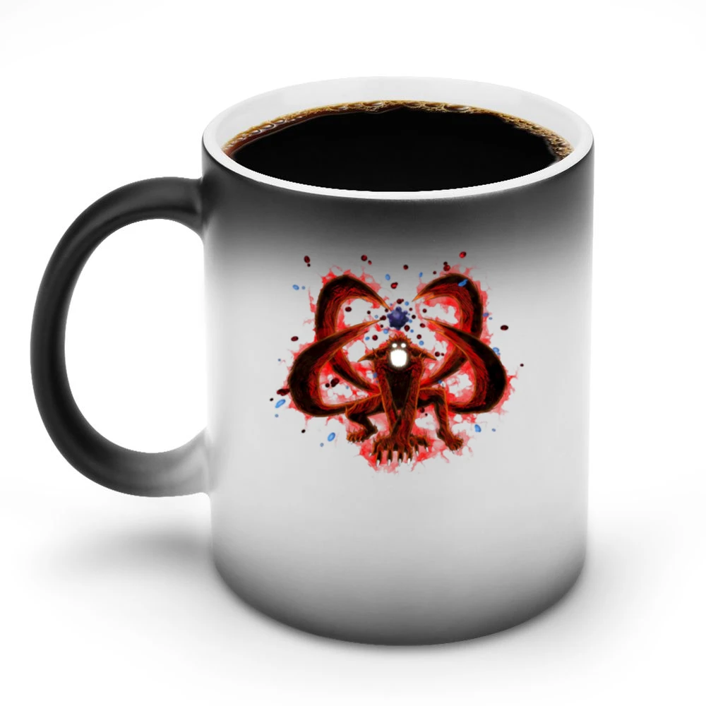 Kurama four tails bijuu ball naruto shippuden anime manga Discoloration Mug