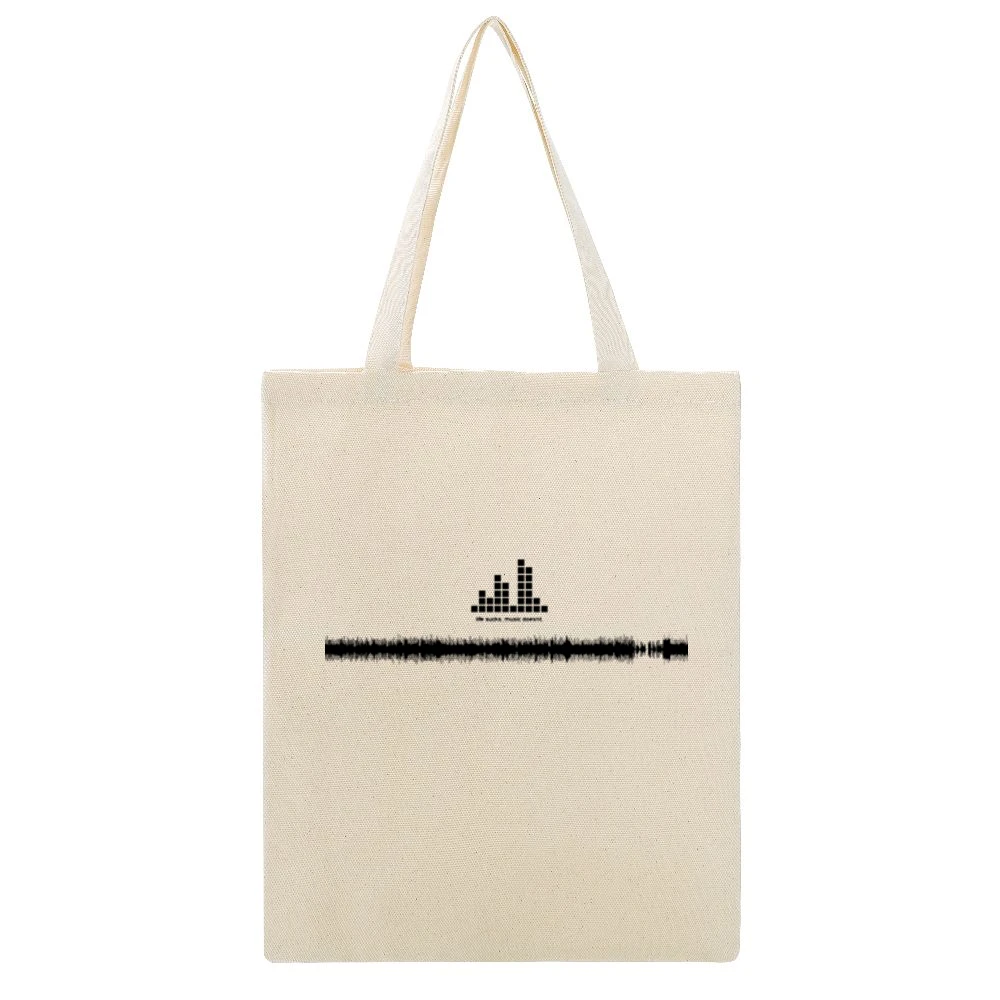 LOL life suck hear music couse it doesn't Beige Canvas Tote Shopping Bag