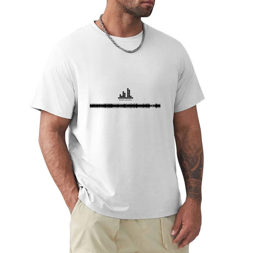 LOL life suck hear music couse it doesn't Premium Men T-shirt