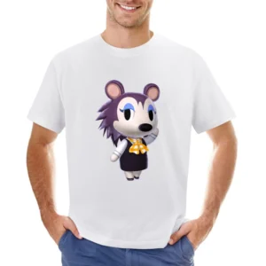 Labelle From Animal Crossing Nintendo Character Video Game Asian Size Men T-Shirt