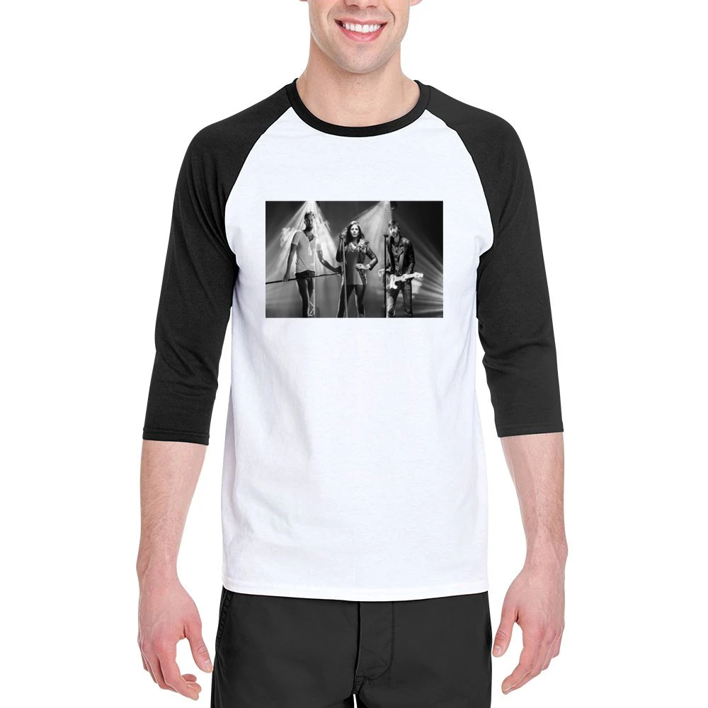 Lady Antebellum Tshirt (all Colors Available) Men 3/4 Sleeve T-Shirt