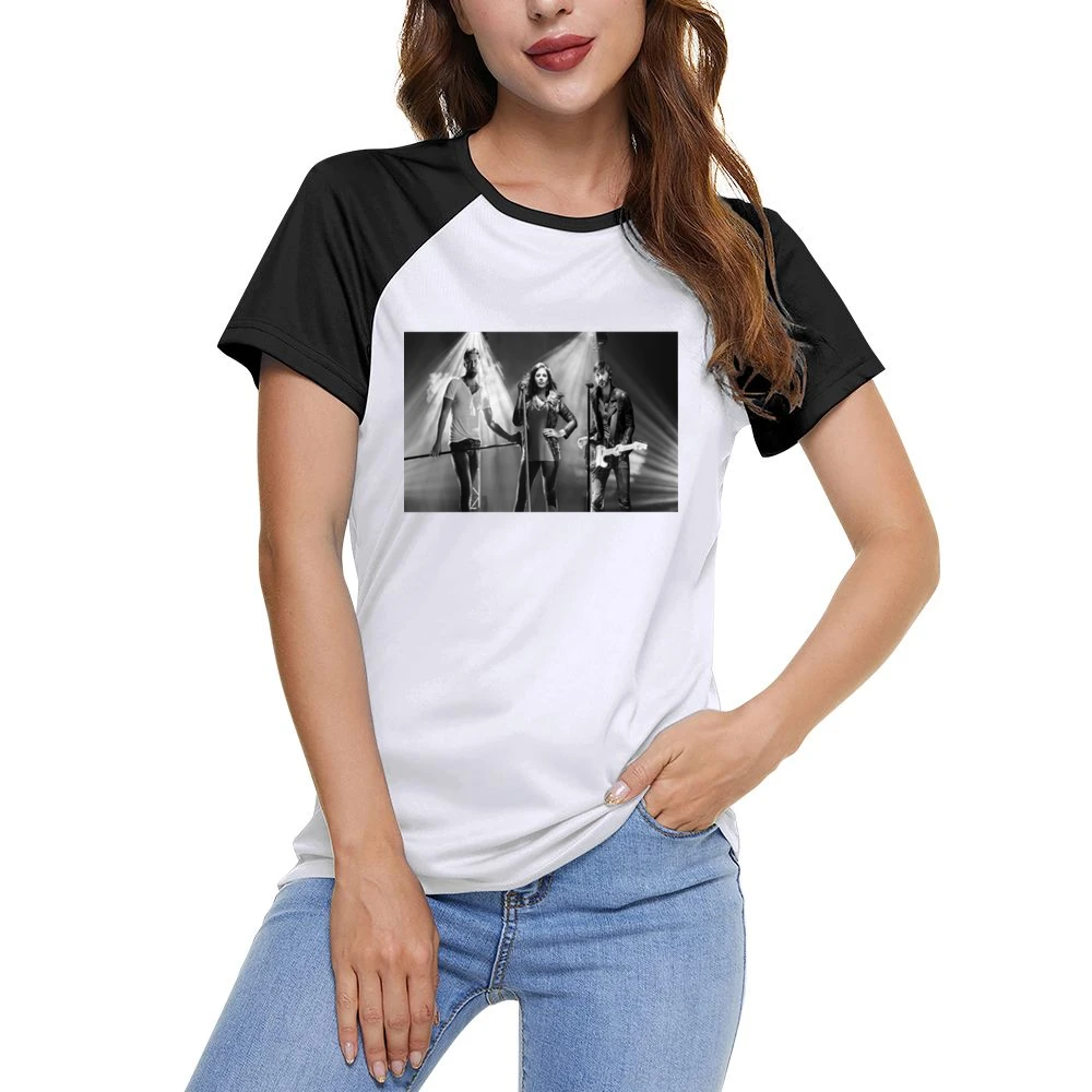 Lady Antebellum Tshirt (all Colors Available) Women Ladies Short Sleeve T-Shirt