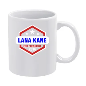 Lana Kane For President 2016 Archer TV Show White Mug