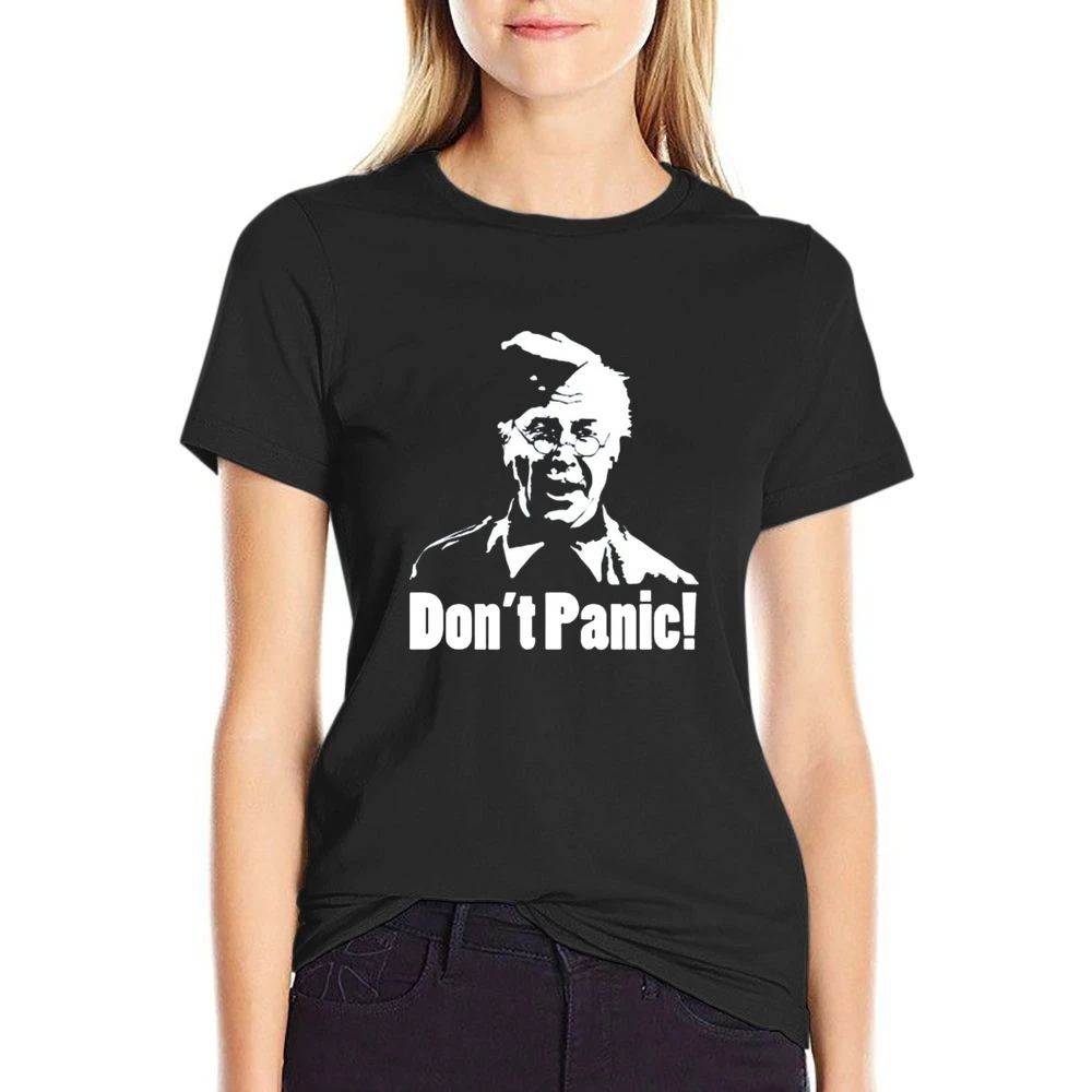 Lance-Corporal Jack Jones Don't Panic US Size Women Ladies T-shirt