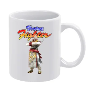 Lau Chan Virtua Fighter Arcade Fighting Retro Video Game Character Fan White Mug
