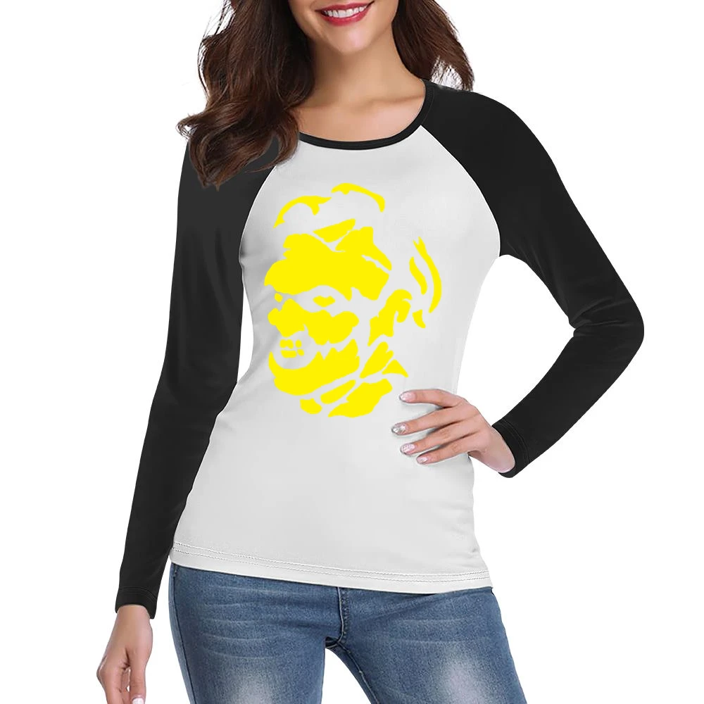 Leatherface Movies Horror Villian Women Ladies Long Sleeve T-Shirt