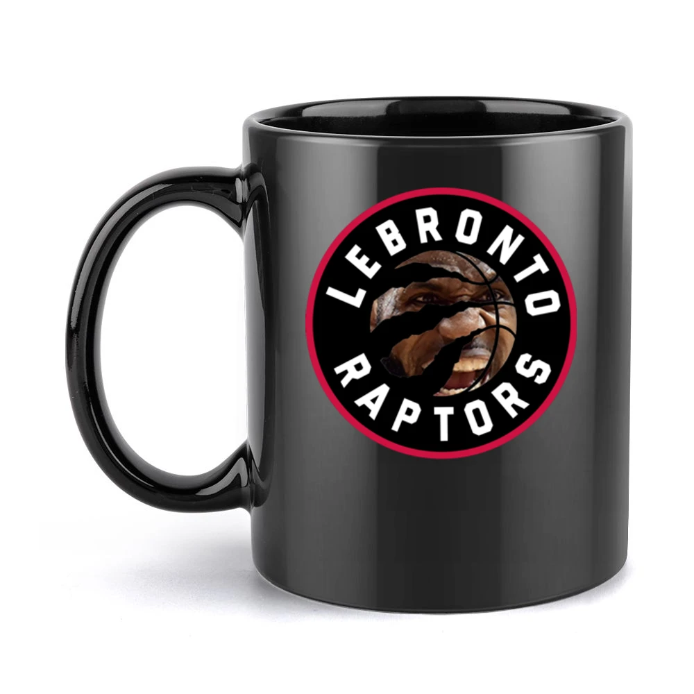 Lebronto Raptors Lebron James Toronto Basketball Playoffs Funny Parody Black Mug