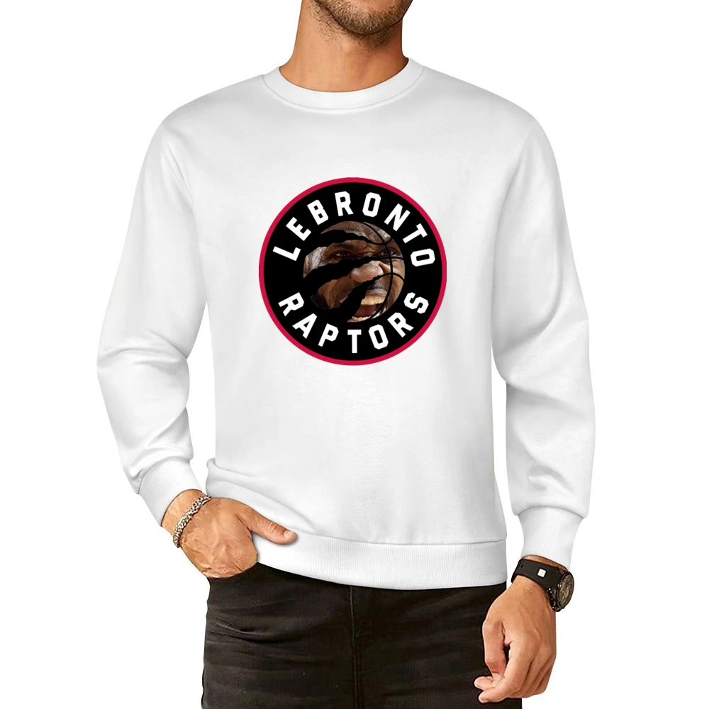 Lebronto Raptors Lebron James Toronto Basketball Playoffs Funny Parody European Size Pullover Sweater
