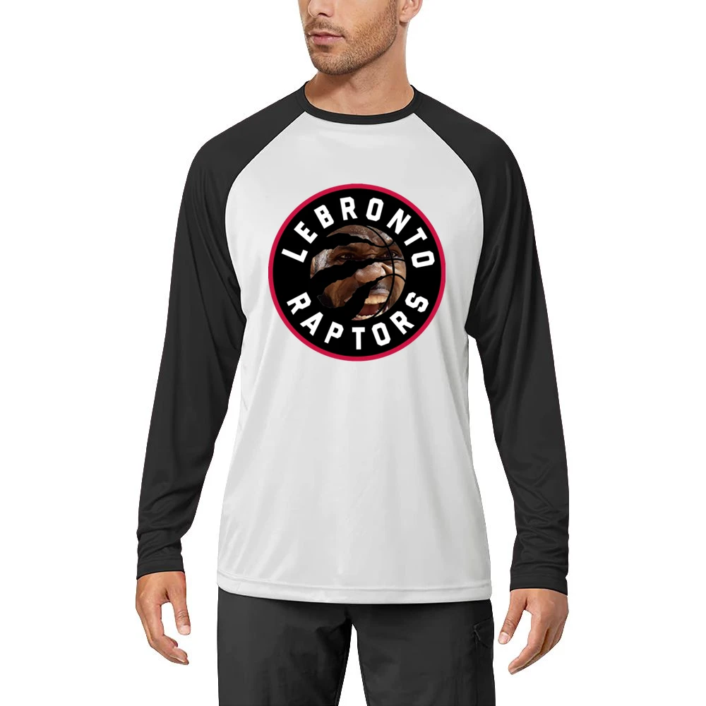 Lebronto Raptors Lebron James Toronto Basketball Playoffs Funny Parody Men Long Sleeve T-Shirt
