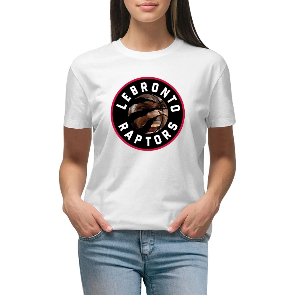 Lebronto Raptors Lebron James Toronto Basketball Playoffs Funny Parody Premium Women Ladies T-shirt
