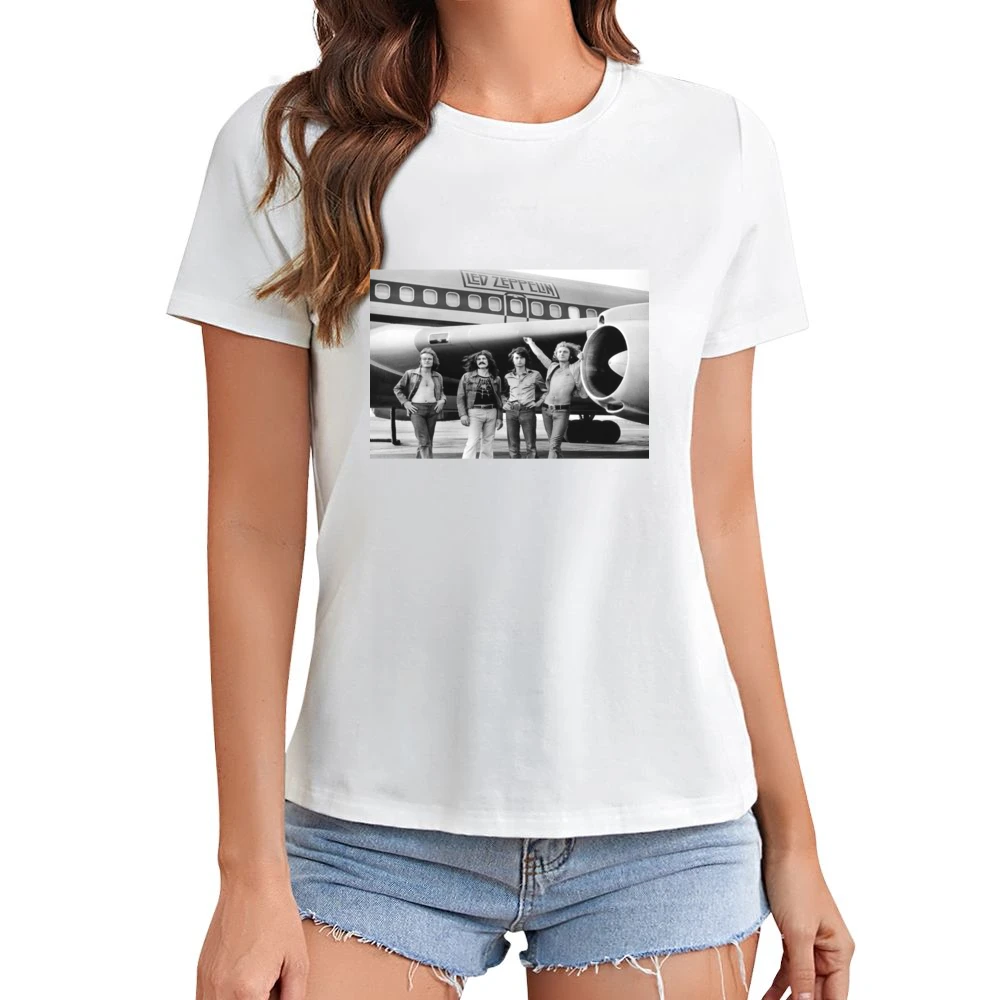 Led Zepplin Plane Tshirt (All Colors Available) Asian Size Women Ladies T-shirt