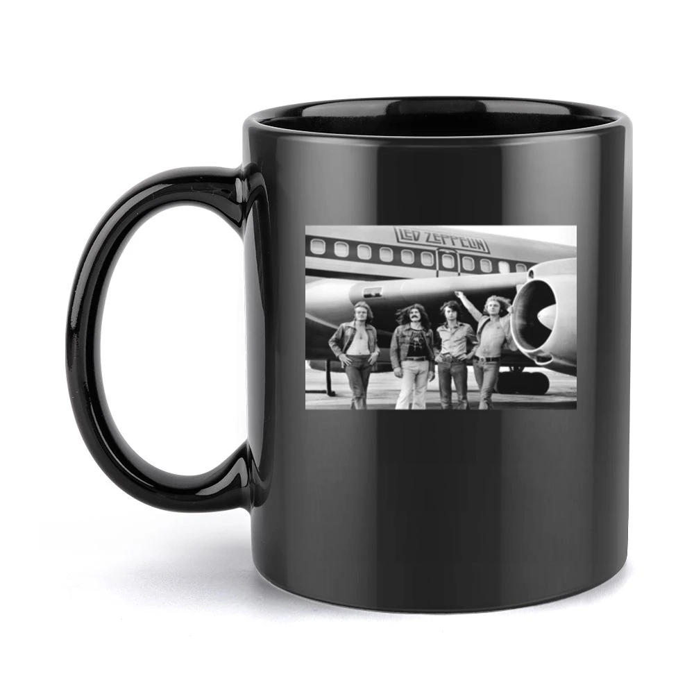 Led Zepplin Plane Tshirt (All Colors Available) Black Mug