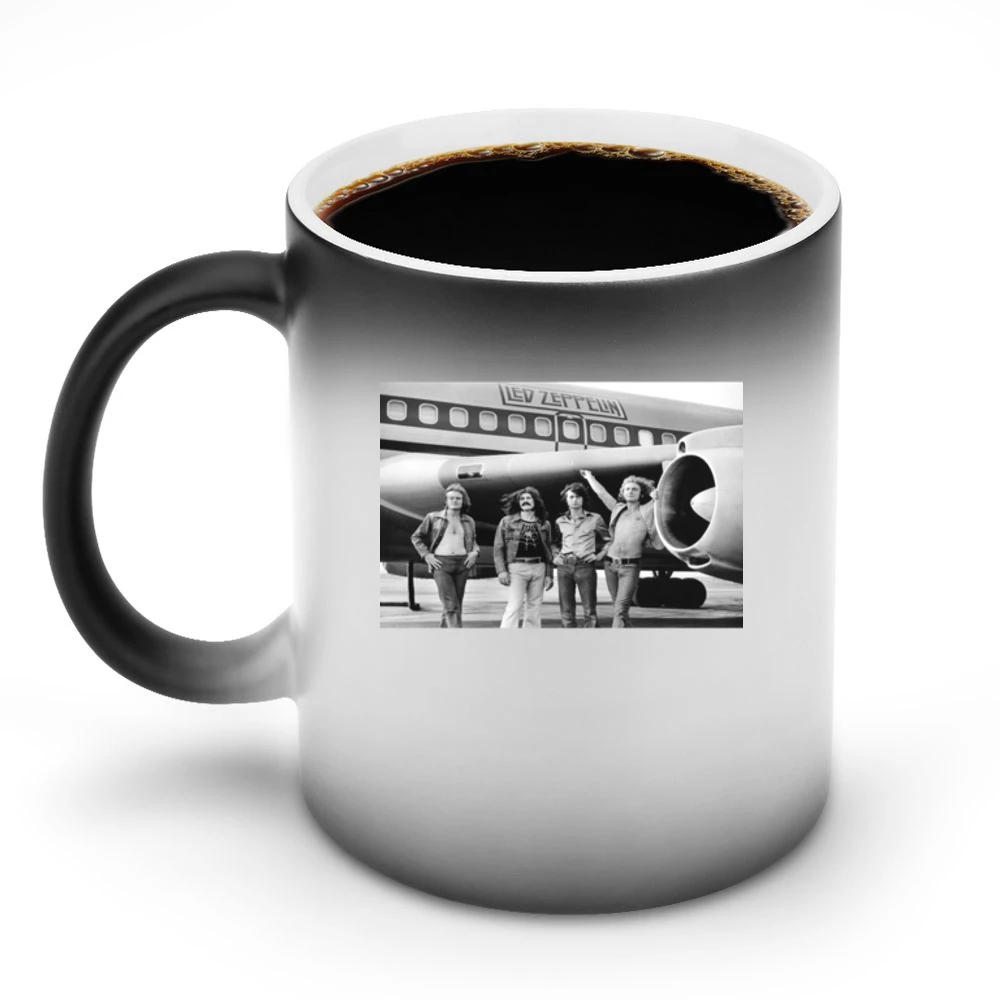 Led Zepplin Plane Tshirt (All Colors Available) Discoloration Mug