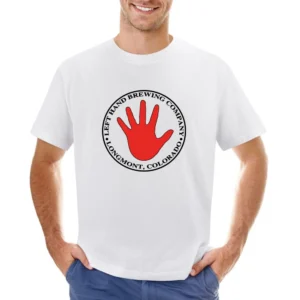 Left Hand Beer Logo Classic Asian Size Men T-Shirt