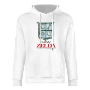 Legend Of Zelda Nes Nintendo Old School Retro Video Game Fan Distresse European Size Men Hoodie