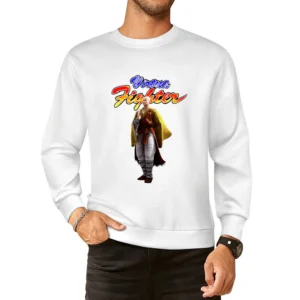 Lei Fei Virtua Fighter Arcade Fighting Retro Video Game Character Fan European Size Pullover Sweater