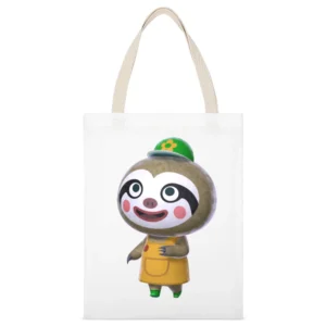 Leif From Animal Crossing Nintendo Character Video Game White Canvas Tote Shopping Bag