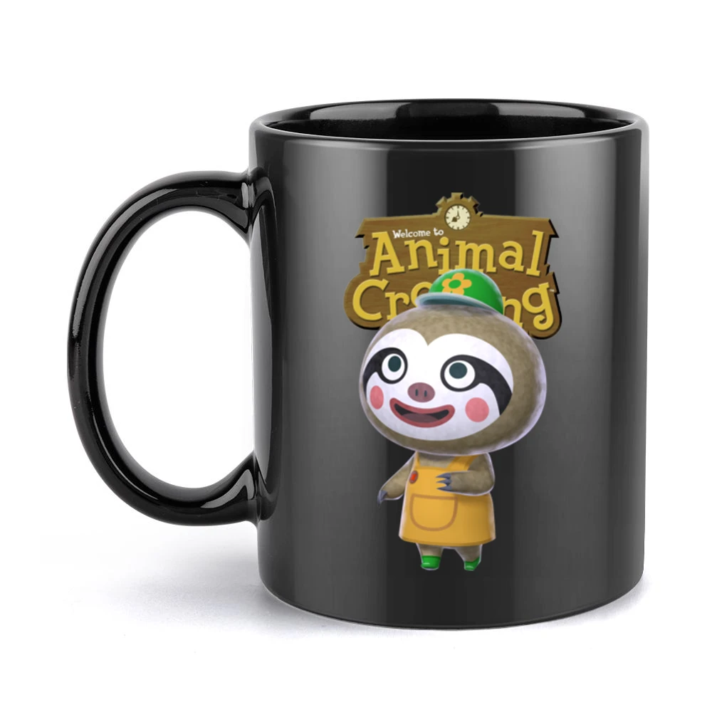 Leif From Animal Crossing Nintendo Video Game Fan Black Mug