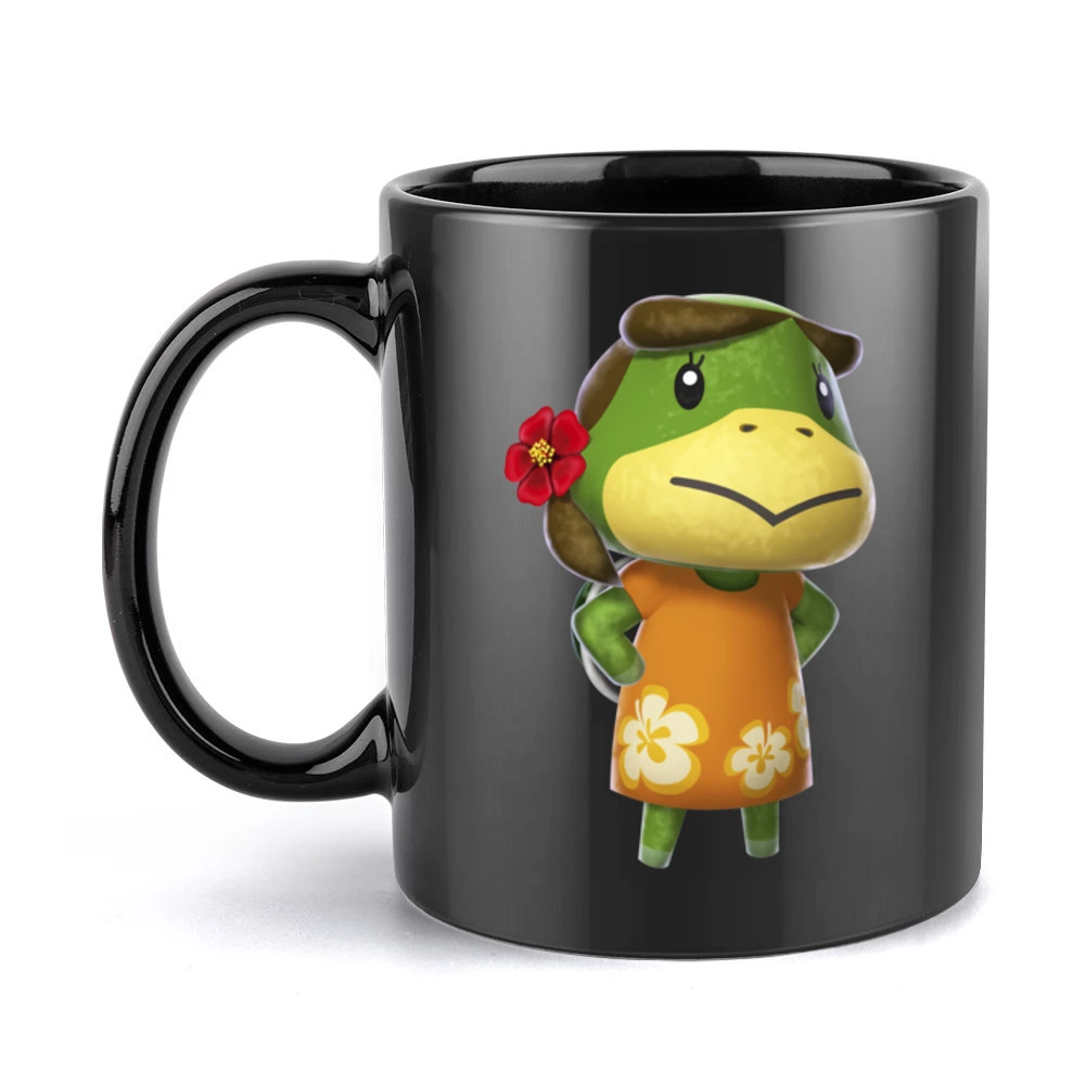 Leilani From Animal Crossing Nintendo Character Video Game Black Mug