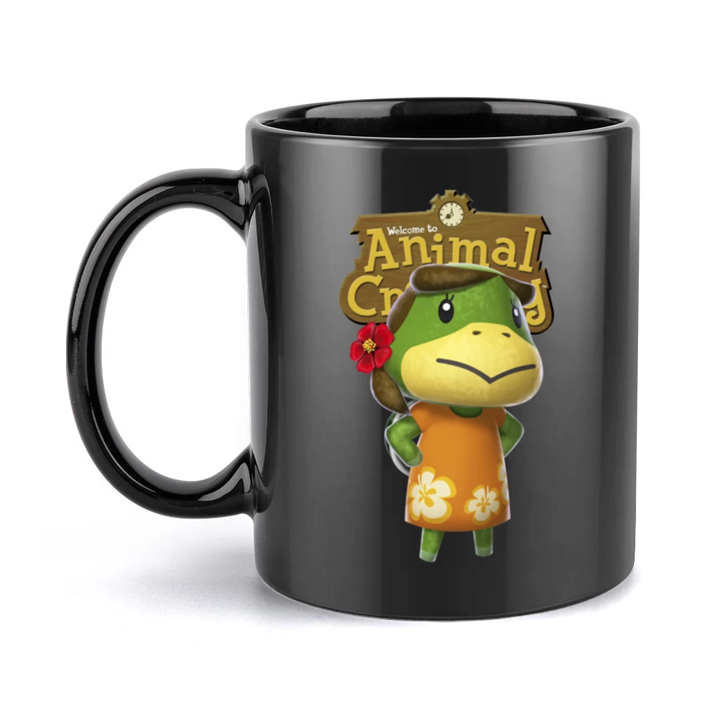 Leilani From Animal Crossing Nintendo Video Game Fan Black Mug