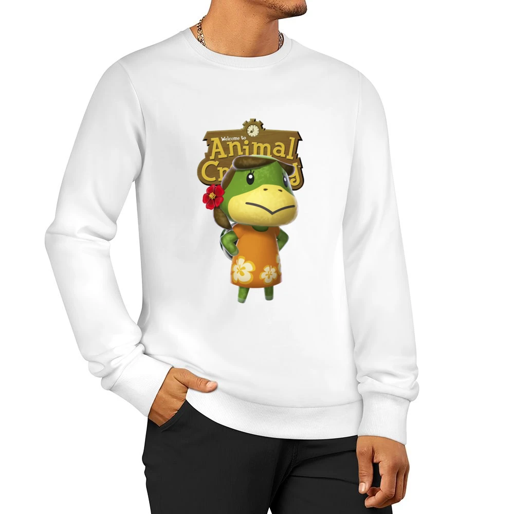 Leilani From Animal Crossing Nintendo Video Game Fan Men Pullover Sweatshirt