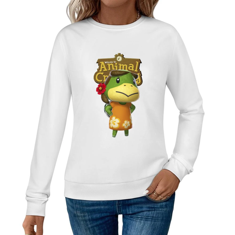 Leilani From Animal Crossing Nintendo Video Game Fan Women Pullover Sweatshirt