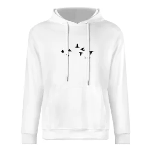 Let It Go Flying Birds Popular Tee Shirt European Size Men Hoodie