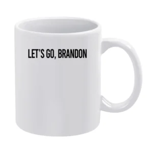 Lets Go Brandon Conservative Politcal Graphic White Mug