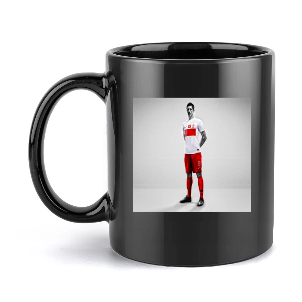 Lewandowski Poland Tshirt 4 (all styles and colors available) Black Mug