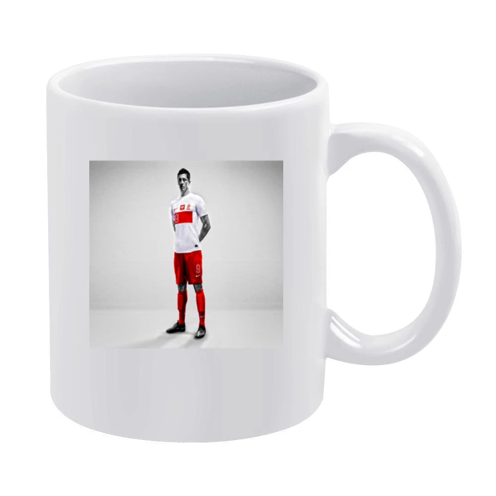Lewandowski Poland Tshirt 4 (all styles and colors available) White Mug