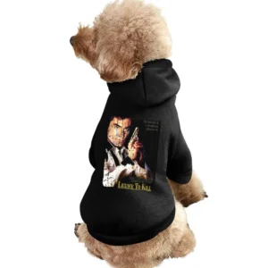 Licence To Kill Movie Poster Retro Aged Look Pet Apparel Clothes