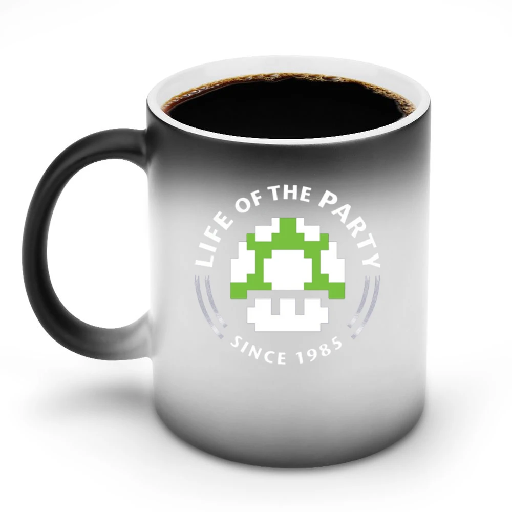Life of the party since 1985 - Super Mario bros Nintendo Discoloration Mug